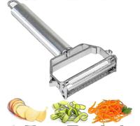 Stainless Steel Multi-Function Vegetable Peeler Julienne Cutter Slicer Scraper Potato Peeler Fruit Peeler - J