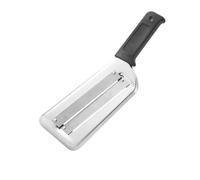 Stainless Steel Multi-Functional Food Slicer with Comfortable Grip - Veggie Shredder for Cabbage, Carrots, Potatoes - Kitchen Tool for Salad, Stir-Fry Prep(Black)