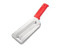 Stainless Steel Multi-Functional Food Slicer with Comfortable Grip - Veggie Shredder for Cabbage, Carrots, Potatoes - Kitchen Tool for Salad, Stir-Fry Prep(Red)