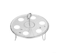 Stainless Steel Multi Purpose Folding Steam Rack Great Addition to Your Kitchen Equipment Collection (S)