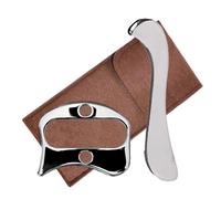 Stainless Steel Muscle Scraper Tool S-shape Myofascial Scraping Tool Soft Tissue Massage Tool for Back Neck