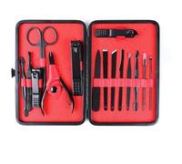 Stainless Steel Nail Clipper Set Professional Cuticle Nippers 7 10 15 18 Pcs Thick Nail Clippers for Toenails,15pcs,C