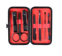 Stainless Steel Nail Clipper Set Professional Cuticle Nippers 7 10 15 18 Pcs Thick Nail Clippers for Toenails,7PCS,C