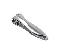 Stainless Steel Nail Clippers Compact and Multifunctional for Home Use with Built-in Nail File Portable(L)