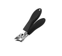 Stainless Steel Nail Clippers, Large Nail Clippers, Fingernails, Angled Nail Clippers, Wide Jaw Opening Anti-Splash Slanted Nail Clipper, Toenails, Ergonomic Lever, for Hard Nails, Seniors