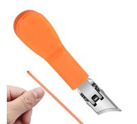 Stainless Steel Nail Cutter, Nail Cutter for Men - Wide Jaw Opening Heavy Duty Toenail Clippers, Oblique Splash Fingernail Trimmer for Thick Nails