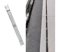 Stainless Steel Narrow Channel Drain Grate, Rectangular Trench Drain Kit for Outdoor, Driveway, Garage, Yard - Durable, 3.5x4x100cm Design
