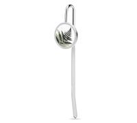 Stainless Steel Natural Plant Silhouette Fern Leaf Metal Bookmarks, Fashion Page Marker, Exquisite Clip Bookmarks, Unique Book Marks Gifts Book Accessories for Men & Women Book Lovers, 1.2"