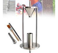 Stainless Steel Natural Stacking Density Volumeter,Bulk Density Tester, 12.7mm Funnel Aperture,60°±0.5° Taper,for Metal/nonmetal Powder