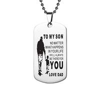 Stainless Steel Necklace, Best Gift for Your Son's Daughter Always Remember You're Braver than You Think Inspirational Gifts, womens, E, 50cm