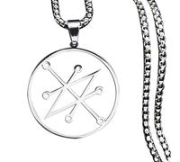 Stainless Steel Necklace Street Men Cut Men Women Logo Box Chain Necklace