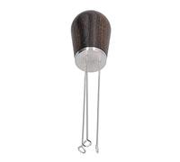 Stainless Steel Needle Coffee Distributor, Coffee Stirrer and Leveler Tool, Arc - Tip Powder Distributor for Even Extraction, with Ergonomic Wooden Handle, for Pour - Over and (Shen Guibaomu)