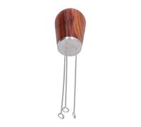 Stainless Steel Needle Coffee Distributor, Coffee Stirrer and Leveler Tool, Arc - Tip Powder Distributor for Even Extraction, with Ergonomic Wooden Handle, for Pour - Over and (red Precious Wood)