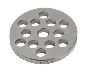 Stainless Steel No. 5 Meat Grinder Orifice Plate With Perforated Disc For Bosch For Bauknecht Appliances For Grinding Meat, Fish, Vegetables(6mm)
