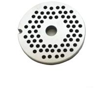 Stainless Steel No. 5 Orifice Plate for Meat Grinder, Compatible with and Models, Replacement Disc with Holes for Ground Beef Processing (3mm)