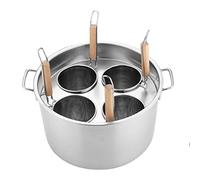 Stainless Steel Noodle Boiler Pot with Divider & Colander Strainer - Multifunctional Kitchen Cooker for Home & Restaurant