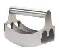 Stainless Steel Noodle Cutter, 3 Cutter Manual Dough Slicer and Pasta Slicer, Sharp Curved Blades, Ergonomic Handheld Kitchen Tool for Homemade Ramen, Udon, Lasagne and DIY Pasta Making