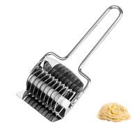 Stainless Steel Noodle Cutter Noodle Lattice Roller Pasta Spaghetti Maker Kitchen Cooking Tools Dough Pressing Tool Pasta Cutter Wheel Lattice Pastry Cutter