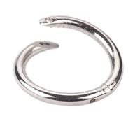 Stainless steel nose ring Kerbl Drehbulli (x2)