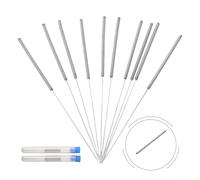 Stainless Steel Nozzle Cleaning Needles Kit (10-Pack, 0.4 mm Diameter) for 3D Printers - Cleaning Tool for Hot End, Feed for