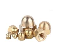 Stainless Steel Nut Hex Nuts DIN1587 M3 M4 M5 M6 M8 M10 M12 M16 Brass Cap Decorative Cover Semicircle Acorn