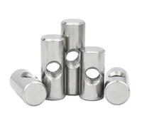 Stainless Steel Nut Hex Nuts M4 M5 M6 304 Stainless Steel Barrel Bolts Dowel Cylindrical Pin Cross Hole Connecting Hammer Embedded Furniture Accessories
