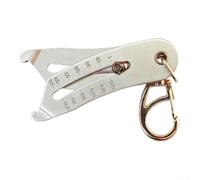 Stainless Steel Nut Thread Gauge Keychain Metric/for imperial