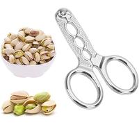 Stainless Steel Nutcracker - Multi-Function Heavy Duty Tool for Pistachios, Walnuts, Pine Nuts | Rust-Proof Kitchen Gadgets with Ergonomic Handle