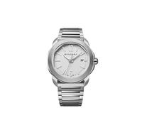 Stainless Steel Octo Roma 41mm White Dial Auto Gents Interchangable Strap Watch