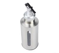 Stainless Steel Oil Bottle with Functional Sealing System for Transporting and Using Olive Oil Vinegar Soy Sauce and Wine in Multiple Environments