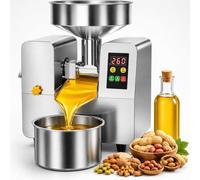 Stainless Steel Oil Press Machine For Peanut, Sesame, Soybean & Nuts