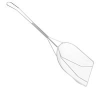 Stainless Steel Oil Residue Mesh Spoon Skimmer Scoop for Frying | Coarse 2mm Mesh Supports Food Retrieval and Easy Cleaning, Suitable for Noodles, French Fries, Boiling, Blanching