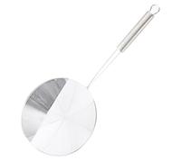 Stainless Steel Oil Strainer Spoon with Heat Resistant Handle for Hotpot | Fast Draining Skimmer for Wontons and Fried Foods, Silver Finish, Suitable for Home Cooks, Chefs and Commercial Kitchens