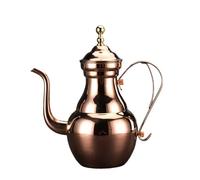Stainless Steel Olive Oil Dispenser Bottle for Kitchen,Stainless Steel Olive Oil and vinegar Dispenser,Large Oil Storage Container for Salad and Kitchen Cooking(Size:2.0L,Color:Chocolate color)