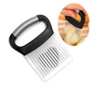 Stainless Steel Onion Holder,Upgraded Onion Cutter Holder for Slicing Meat Slicer Fruit Vegetable Cutter Slicer for Cutting Storage Vegetable Food Fruit Potato Avocados Eggs Meat