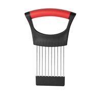 Stainless Steel Onion Holder, Vegetable Slicer Cutter, Kitchen Chopper Cutter Holder, Chopper Slicing Auxiliary Tool, Dishwasher Safe Food Chopper, Slicing Holder for Onion, Meat and Lemon