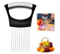 Stainless Steel Onion Slicer Holder, Multi Vegetable Cutter for Onion, Tomato & Potato (1 PCS)