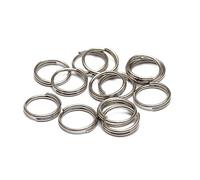 Stainless Steel Open Jump Rings ， 200 pcs Multicolor 5-14mm Jump Rings Split Connectors for Jewelry Key Chains(Silvery2,6mm)