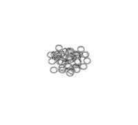 Stainless Steel Open Jump Rings ， Stainless Steel Open Jump Rings Kit Multiple Sizes 1200 Pcs for DIY Jewelry Making(0.7 x 4mm 200pcs)