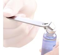 Stainless Steel Opener Vials - Compact Bottle Lid Remover for Clamshell Containers, Jars and Beer Caps | Utility Tool Suitable for Units
