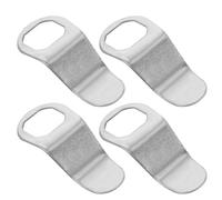 Stainless Steel Operated Lock Pull 4pcs Thumb for Cabinet Cam Locks | Silver Finish, Easy Installation, Wide Application for Schools and Offices, Hardware Pull Replacement Part