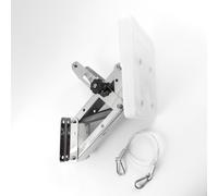 Outboard Motor Bracket, Max 20Hp 30Kg + Free Safety Cable, For Boat, Yacht, Marine Applications
