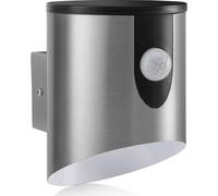 Stainless Steel Outdoor Battery Powered Wireless LED PIR Motion Sensor Security Wall Light IP44