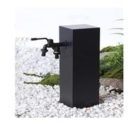 Stainless Steel Outdoor Column Faucet & Freestanding Hose Stand 23.6in Vertical Garden Water Spigot for Backyard Farm & Garden Use