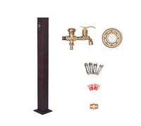 Stainless Steel Outdoor Faucet Frost-Resistant Water Column with Copper Tap Ideal for Terrace Villa Garden Decoration Durable and Stylish Design
