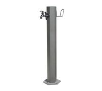 Stainless Steel Outdoor Garden Fountain with Anti-Freeze Faucet Ground-Mounted Water Tap for Irrigation Self-Priming Water Feature 86x20.5cm - Ideal for Landscaping