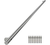 Stainless Steel Outdoor Handrail10ft Grab Rail for Stairs & Balustrade SupportDurable WallMounted Banister Kit Ideal for Safety & Stability in Exterior Spaces