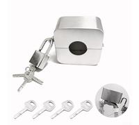 Stainless Steel Outdoor Spigot Protector with Lock Mount to Limit Unintended Operation and Support Sustainable Water Practices
