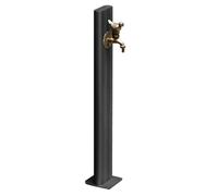Stainless Steel Outdoor Water Column Faucet with Complete Accessories for Garden Irrigation and Water Dispensing
