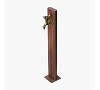 Stainless Steel Outdoor Water Column with Faucet - Antifreeze Garden Water Column for Easy Access to Water (Brown) - Durable, Stylish, Perfect for Gardens and Patios